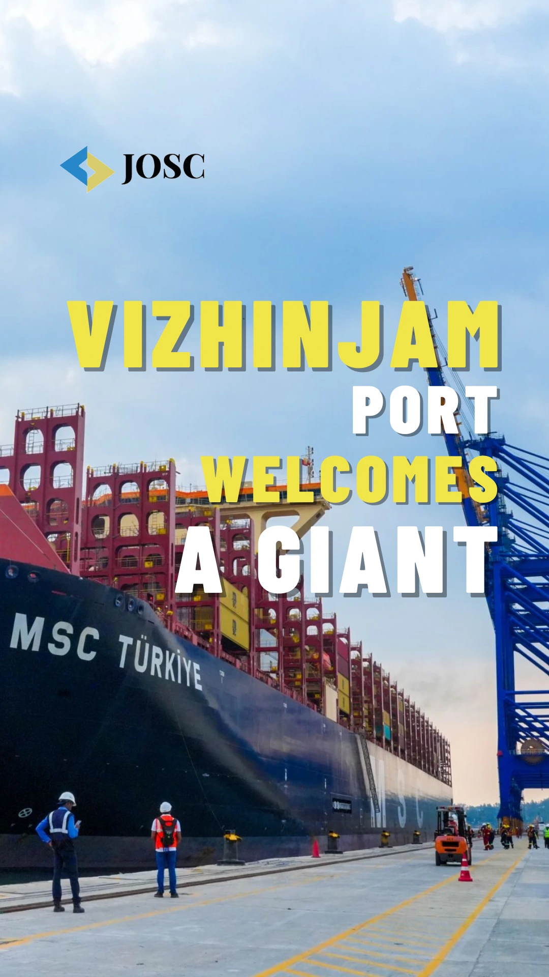 Vizhinjam Port Welcomes a Giant